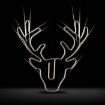 8 PCS Deer Head Paper Clip Set Creative Shape Pin Bookmark - 2