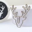 8 PCS Deer Head Paper Clip Set Creative Shape Pin Bookmark - 3
