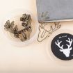 8 PCS Deer Head Paper Clip Set Creative Shape Pin Bookmark - 6