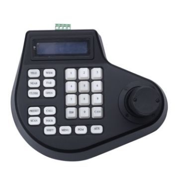 Analog Coaxial Dome Control Keyboard RS485 PTZ, 3 Axis (UK Plug) - 1
