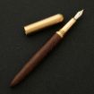 Wenge Wood Luxury Fountain Pen - School Office Gift Supplies - 1