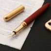 Luxury Tiger Wood Fountain Pen School Office Gifts Supplies - 3