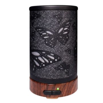 Butterfly Pattern EU Plug LED Aromatherapy Diffuser & Humidifier - 1