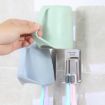 Wall Mounted Stainless Steel Toothbrush Holder and Cup - 4