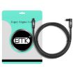 EMK 90 Swivel Adjustable 360 Optical Audio Cable, 30m Black - 6