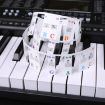 Piano Keyboard Stickers for 61 Keys - Kids Beginner Accessory - 1