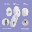 Suction Cup Removable Wall-Mount Toilet Paper Holder (Black) - 4