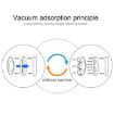 Yellow Removable Suction Cup Toilet Paper Holder Wall Mount - 3