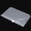 A6 PVC Zipper Storage Bag 3 PCS Pull-edge Loose-leaf Insert Pocket - 4