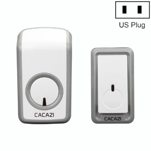 CACAZI W-899 Wireless Remote Control Doorbell, US Plug Style - 1