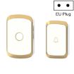 CACAZI A20 Smart Wireless Doorbell, EU Plug, Golden Style - 1