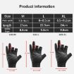 Kyncilor A0062 Red M Fishing Gloves - Anti-Skid, Outdoor Camping - 3