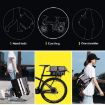 Rhinowalk X2002 Bicycle Pannier Bag Shoulder Messenger Full-gray - 4
