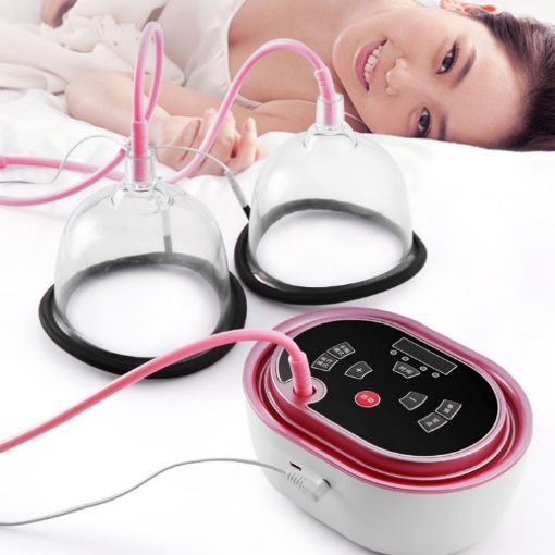 Electric D Cup Micro-current Breast Massager and Enhancement Apparatus - 1