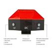 USB Rechargeable Bicycle Tail Light with Diamond Laser Warning - 2