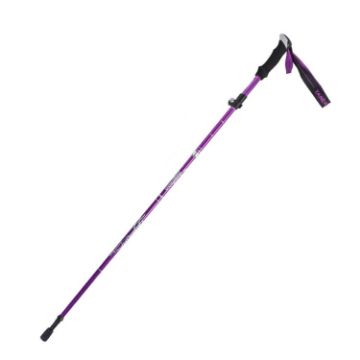 TANERDD TR-D0001 Folding Aluminum Trekking Poles, Short Purple Model - 1