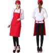 Green 2PCS Kitchen Chef Aprons with Pockets for Cooking & Baking - 3