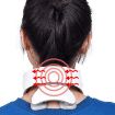 Pulse Neck Protector & Massager, Hot Compress, Two Ends, White - 6