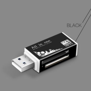 Multi 1 in Memory SD Card Reader for MS Pro Duo, Micro SD, TF, M2 - 1