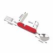 4 in 1 Stainless Steel Multifunctional Folding Cutlery Set - 6