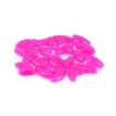 Silicone Soft Cat Nail Caps - 20 PCS, Pet Protector, Size: M, Rose Red - 2