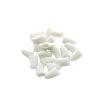 Silicone Cat Nail Caps - 20 PCS, Size L, White Paw Protectors - 2
