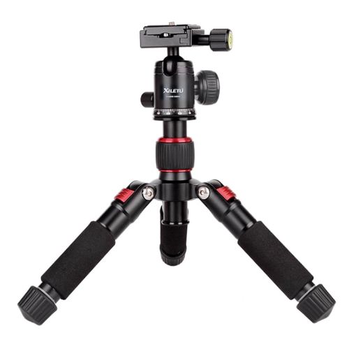 Xiletu FM5S-MINI Red 5-Section Folding Legs Desktop Tripod Mount - 1