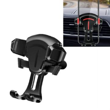 Air Outlet Car Phone Holder, Navigation Bracket - Black - 1