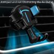 Air Outlet Car Phone Holder, Navigation Bracket - Black - 5