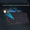 Mini Wireless USB Keyboard for Notebook/Desktop (Black) - 4