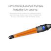 LCD Ceramic Glaze Conical Curling Iron, 25mm EU Pear Flower Cone - 6