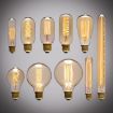 E27 40W Retro Edison Vintage Filament Bulb, AC 220V (T45 Spiral) - 2