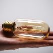 E27 40W Retro Edison Vintage Filament Bulb, AC 220V (T45 Spiral) - 3