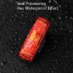Self-Generating Magnetic Bicycle Taillight, Waterproof Safety (Red) - 5