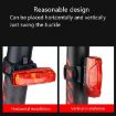 Self-Generating Magnetic Bicycle Taillight, Waterproof Safety (Red) - 6