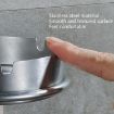 Stainless Steel Ashtray & Cigarette Rack for Hotel Bathroom - 3