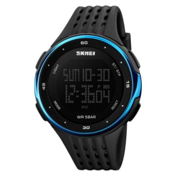 SKMEI 1219 Multi-Function Blue Electronic Sports Watch for Men - 1