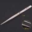 Stainless Steel Non-Slip Jewelry Tweezers with Slot and Lock - 4
