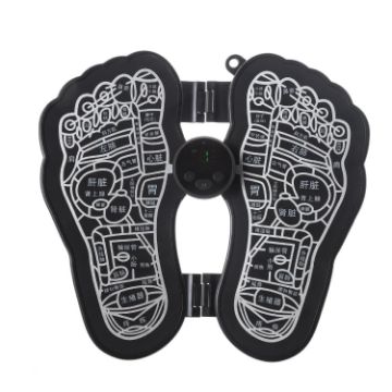 MLR-125 EMS Portable Pulse Foot Massager, Black (Battery) - 1