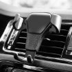 Universal Black Gravity Phone Holder for Car Air Vent Mount - 1