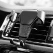 Universal Black Gravity Phone Holder for Car Air Vent Mount - 2