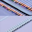 Large Capacity 150-Hole Purple PU Pencil Case - Solid Color - 6
