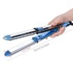 2 in 1 Blue Titanium Hair Straightener and Curler Iron - 3