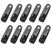 Green 10pcs Tent Canopy Windproof Rainproof Tarp Clips - 3