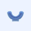 Blue Silicone U-Shaped Electric Toothbrush Head for Ages 2-8 - 2