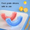 Blue Silicone U-Shaped Electric Toothbrush Head for Ages 2-8 - 5