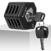 WEST BIKING Anti-Theft Folding Chain Key Lock for Bikes & Motorcycles - 2