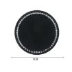 Universal Car Anti-Slip Mat, Diamond Honeycomb Coaster (Blue White) - 3