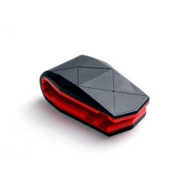 Lazy Car Desktop Phone Holder - Alligator Mouth Clip (Black Red) - 1