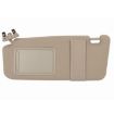 Driver Side Sun Visor with Mirror for 2007-2011 Toyota Camry Beige - 1